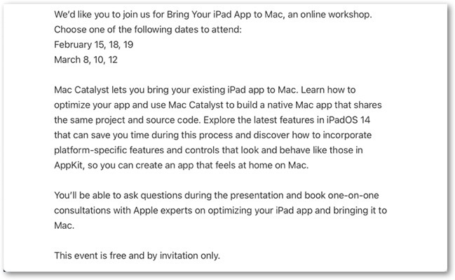 Bring Your iPad App to Mac 00002