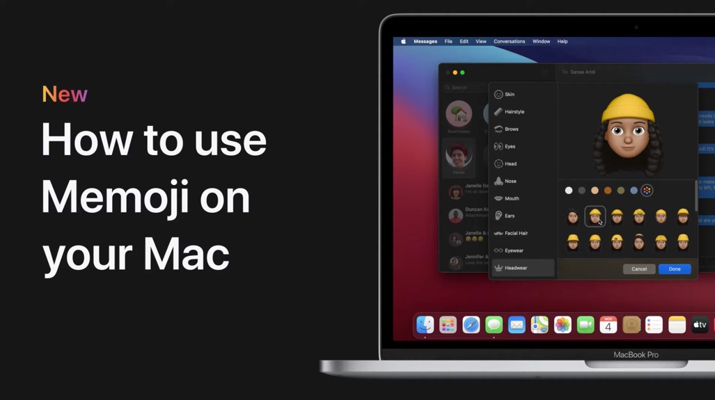 Apple Support、MacでMemoji（ミー文字）を使用する方法のハウツービデオを公開