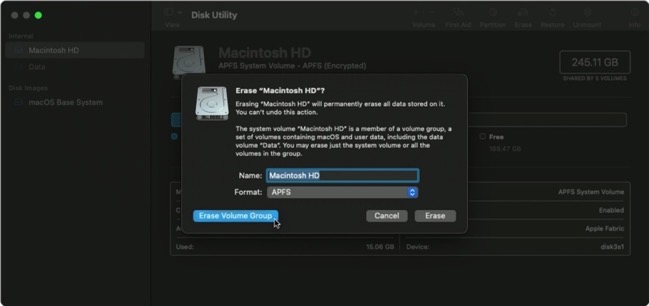 Silicon Mac Disk Utility 00003