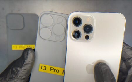 リークした回路図では、iPhone 13 Pro Maxのカメラレンズがかなり大きくなっている