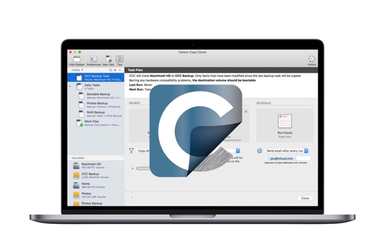 macOS Big Sur 11.3以降のApple Silicon Macで起動可能なバックアップをサポートしたCarbon Copy Cloner 5.1.27がリリース