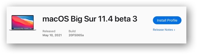 MacOS Big Sur 11 4 beta 3