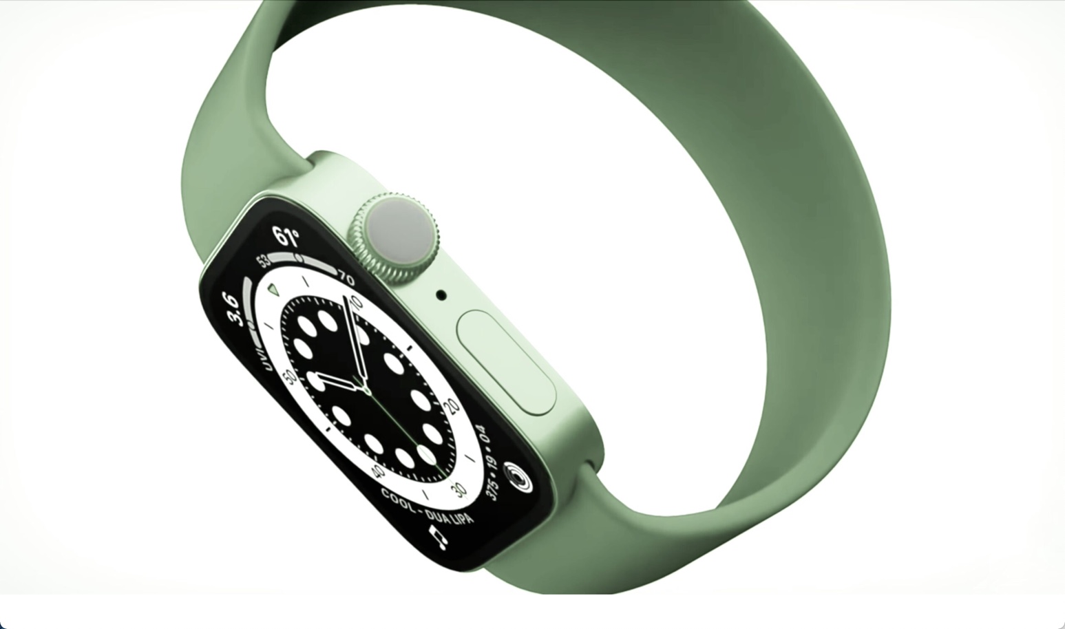 Apple Watch Series 7、バッテリー容量が増強され、カラーも増える