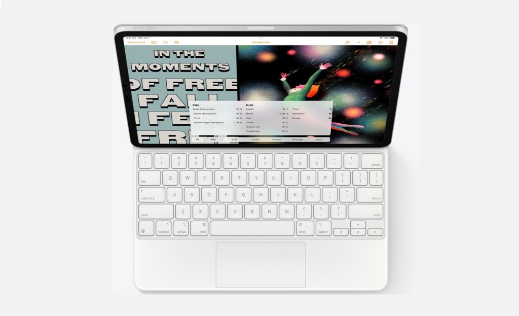 iPadOS 15、新しいユニバーサルキーボードショートカット