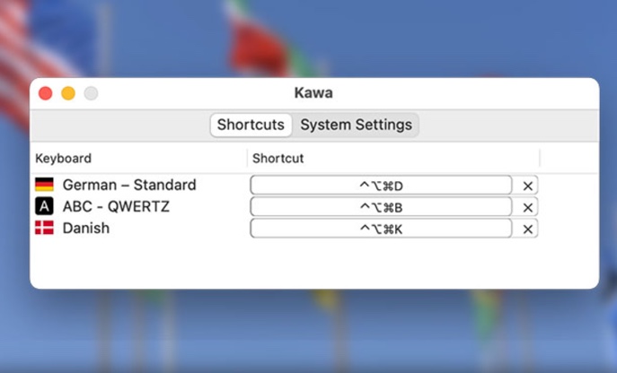 【Mac】キーボードのホットキーを使用して入力言語を変更できる無料のミニアプリ「Kawa」
