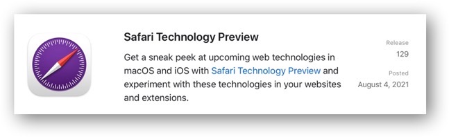 Safari Technology Preview 129