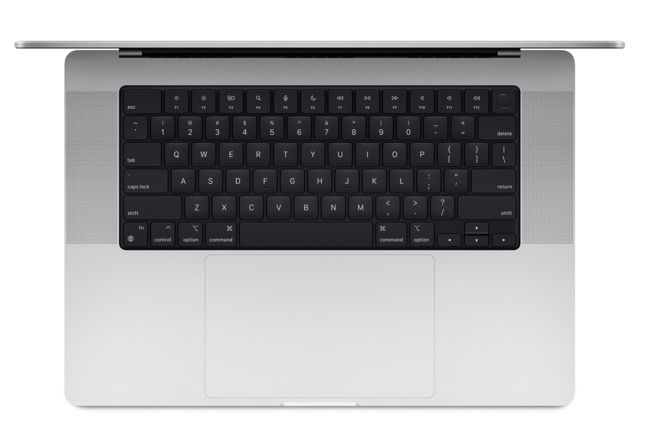 新MacBook Proキーボードはオールブラックのデザイン、フルサイズのファンクションキー、Touch IDリング