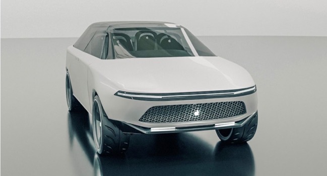 イギリスの自動車リース会社が特許に基づいて「Apple Car」の3Dレンダリングを作成