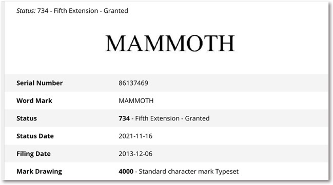 Mammoth 002