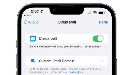 iOS 15.4ベータ版、iCloudメールでのカスタムメールドメインの設定に対応