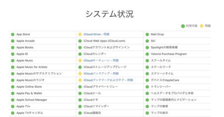 Apple、iCloudサービスで障害が発生して一部のユーザーに影響が出ています（1月12日09:00現在)(解決済み）