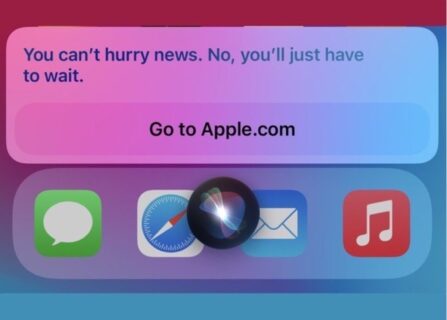 Appleイベントは行われるのか？Siriは「Appleイベントはもう少し待つしかない」と答える