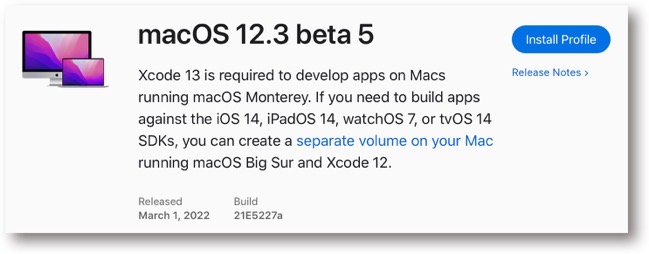 MacOS 12 3 beta 5