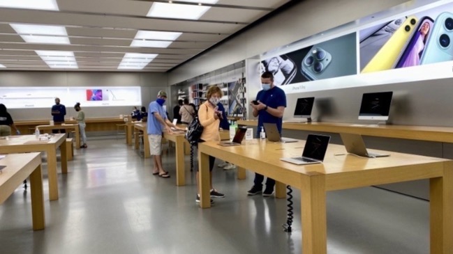 Appleは、AppleStoreの一部店舗で新しいジーニアスの採用を控える