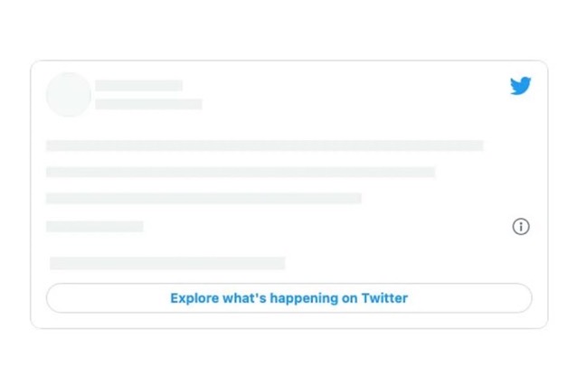 Twitter、埋め込みツイートに変更を加えたためWebサイトに空白のボックスが表示される
