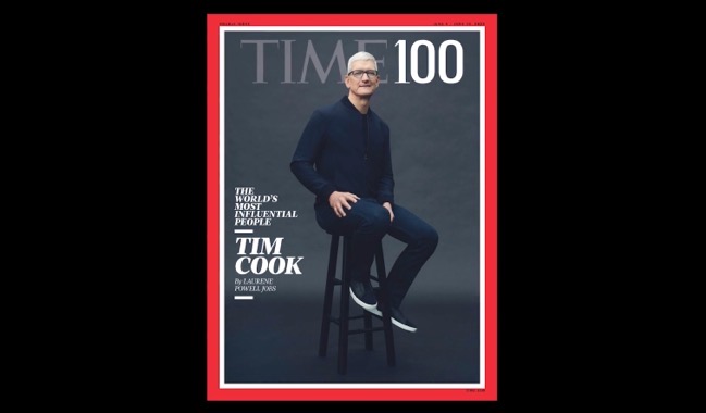 Apple CEOのTim CookがTIME誌の「最も影響力のある100人」 に選ばれる