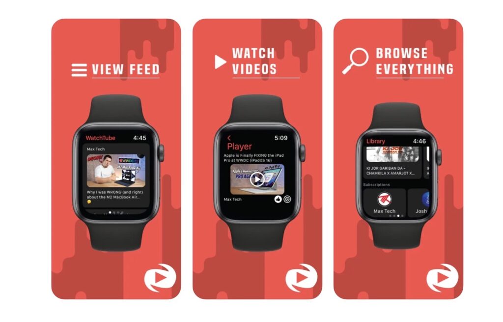 AppleWatchでYouTubeビデオを利用できる無料アプリ「WatchTube」