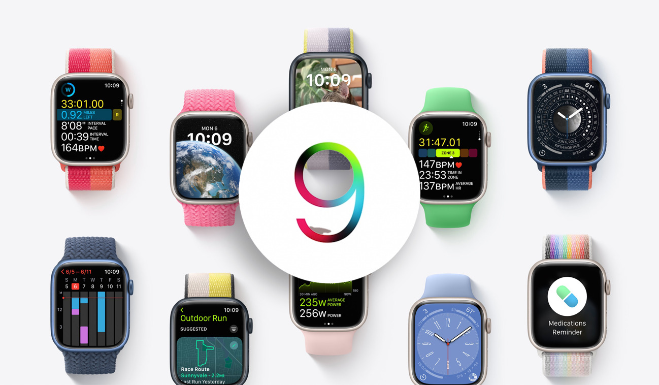 Apple、「watchOS 9 Developer beta 4 (20R5332g)」を開発者にリリース