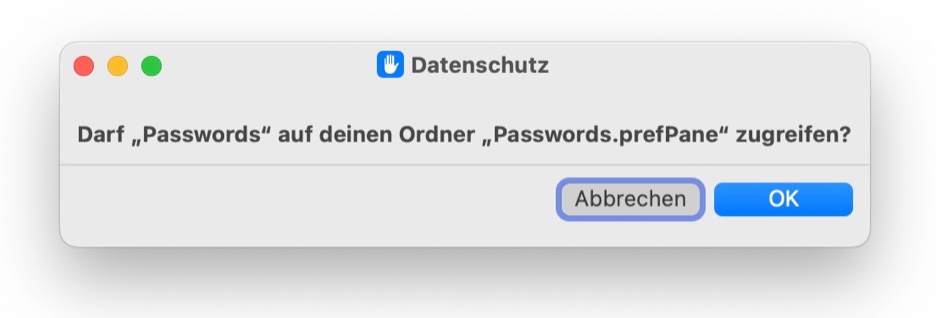 Shortcut to Apple s password manager 002
