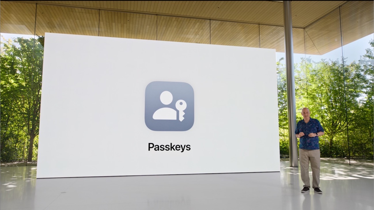 Apple、iOS 16およびmacOS Venturaでパスワードの代わりにPasskeyを使用可能に