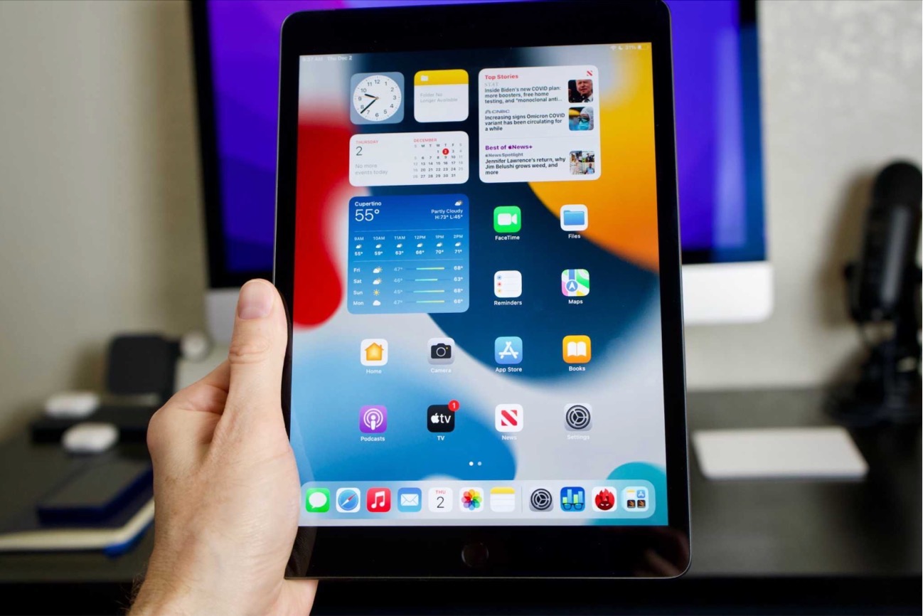 リークされた第10世代iPadのレンダリングはホームボタンを備えたiPad Proのよう