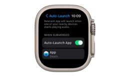 Apple Watch Ultraでの「水深」アプリの使用方法についてサポート文書で説明