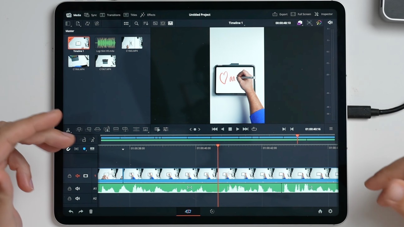 DaVinci Resolve for iPad ベータ版のハンズオンビデオが公開される