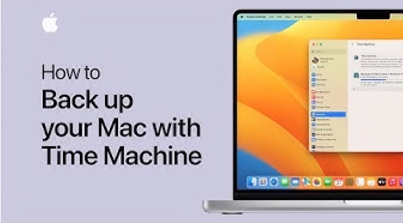 Apple Support、「macOS VenturaのTime MachineでMac をバックアップする方法」のハウツービデオを公開