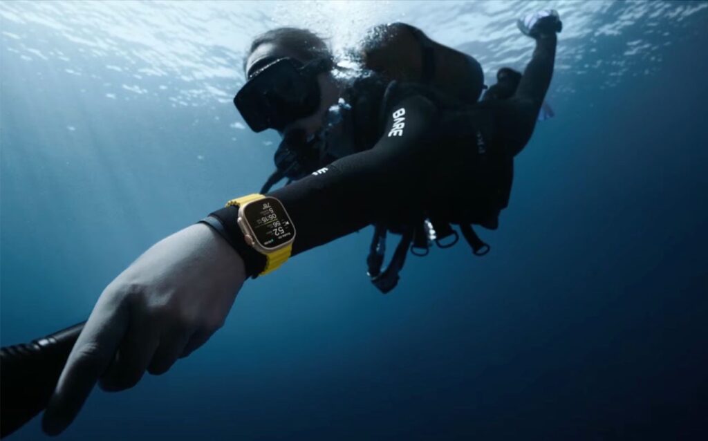 Apple、Apple Watch Ultra の深度および防水テストの提供を開始