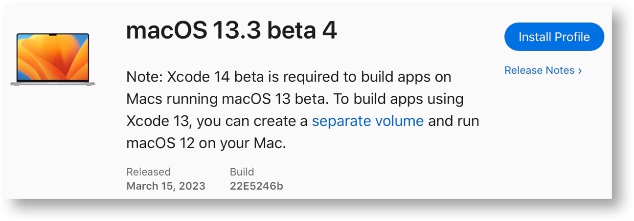 MacOS 13 3 beta 4