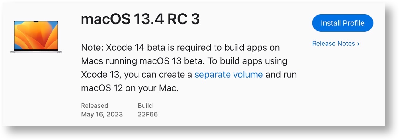 MacOS 13 4 RC 3