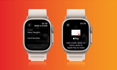 watchOS 10、Apple Watch から直接 Apple Pay にカードを追加可能に