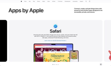 Apple、「パワフルで直感的なアプリ」を自社製宣伝する新しい「Apps by Apple」Webサイトを開設