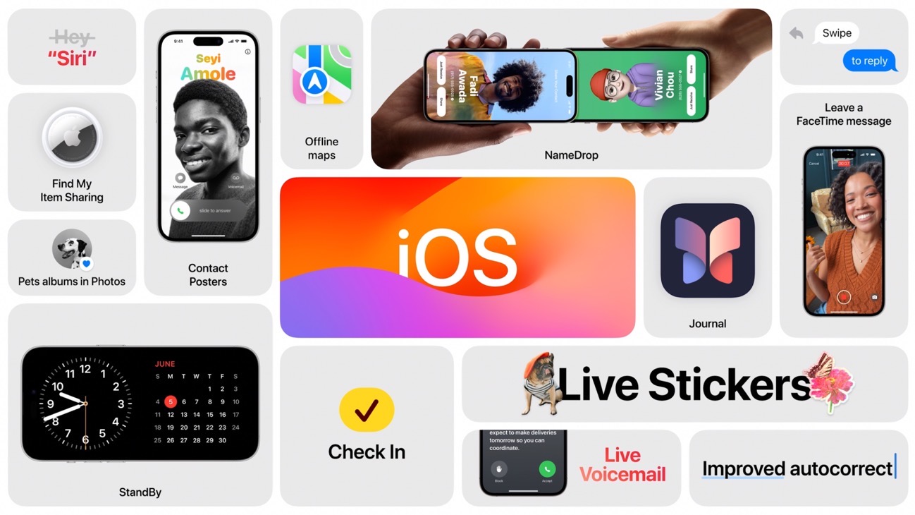 Apple、スタンバイなど多くの新機能と電話やFaceTimeなど大幅なアップデートを含む「iOS 17」正式版をリリース