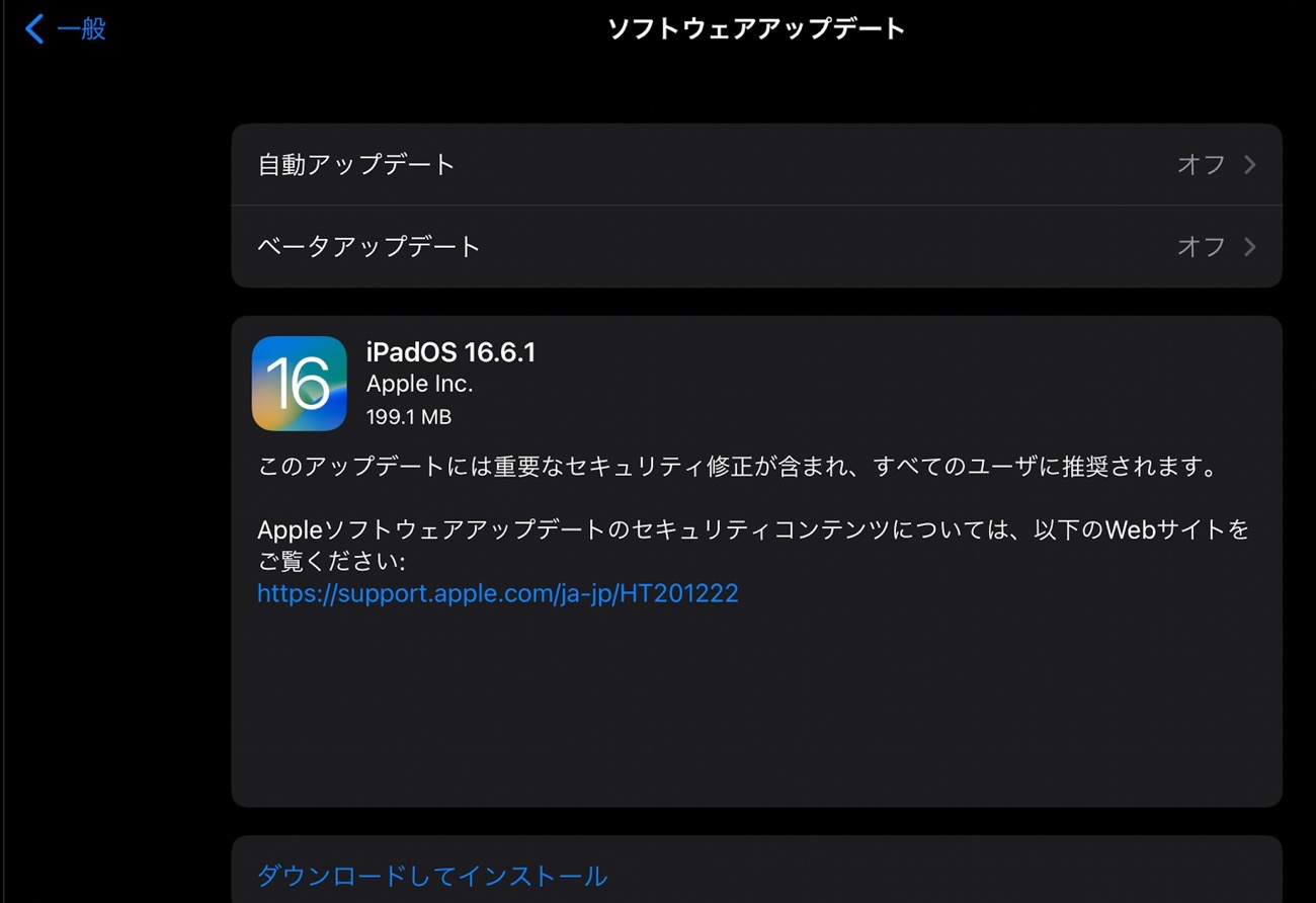 IPadOS 16 6 1