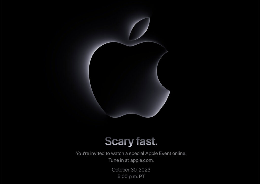 Apple、10月30日(日本時間: 10月31日 午前9時)のスペシャルイベント「Scary fast」を発表