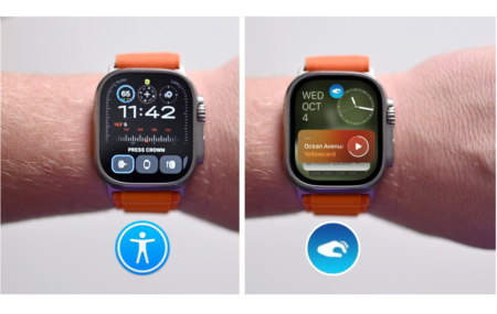 Apple WatchのAssistiveTouchとseries 9とUltra 2のダブルタップの比較