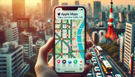 Appleマップが東京にリアルタイム交通情報をiOS 18で導入：移動がもっと便利に！