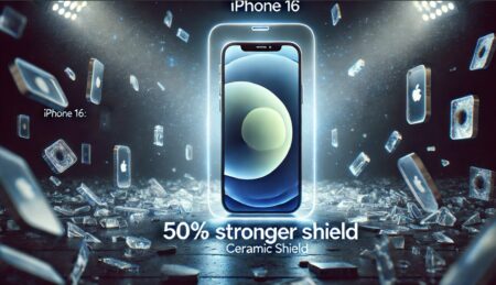 iPhone 16シリーズの画面保護、50%強化された新世代セラミックシールドを搭載