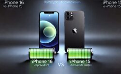 iPhone 16バッテリー比較：すべてのモデルで1時間以上の駆動時間が向上！