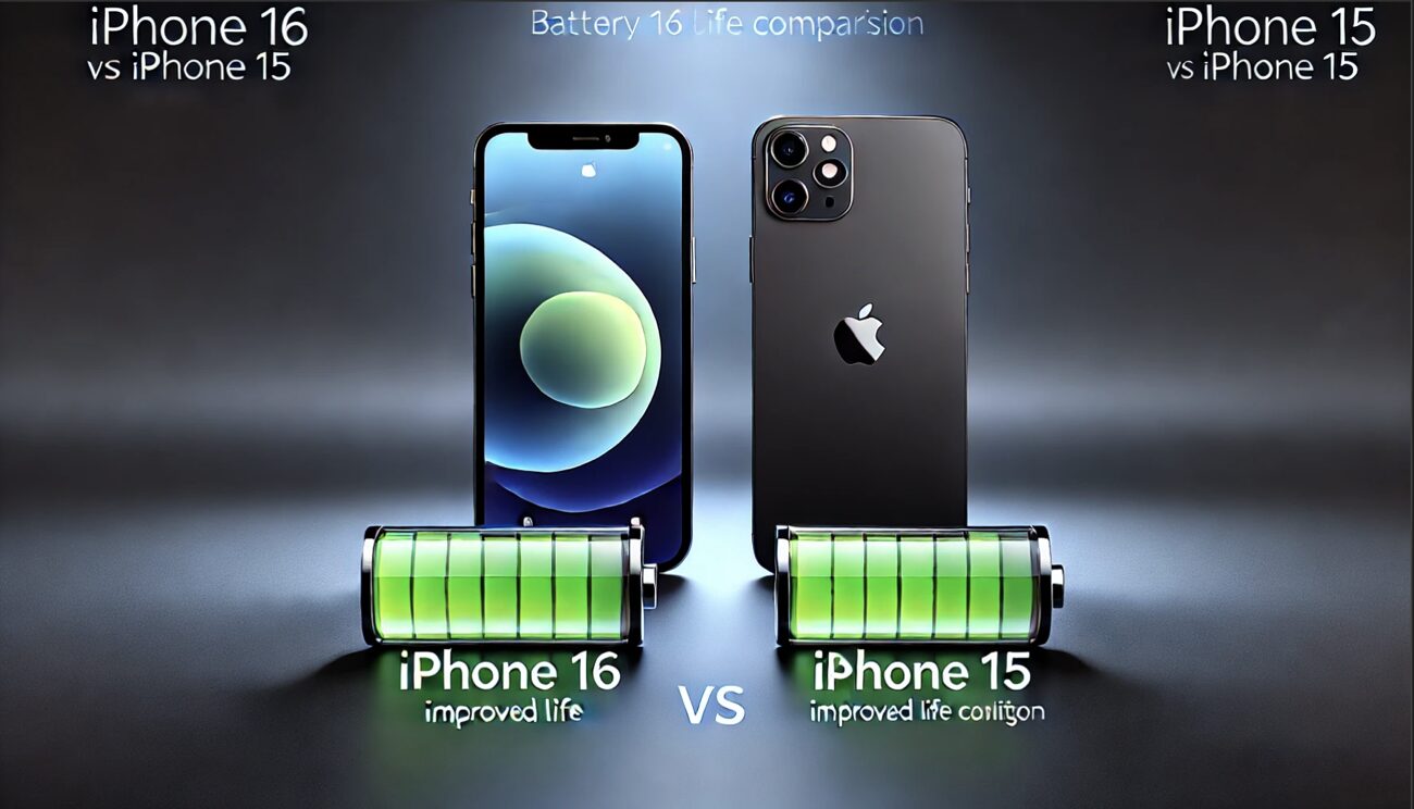 iPhone 16バッテリー比較：すべてのモデルで1時間以上の駆動時間が向上！