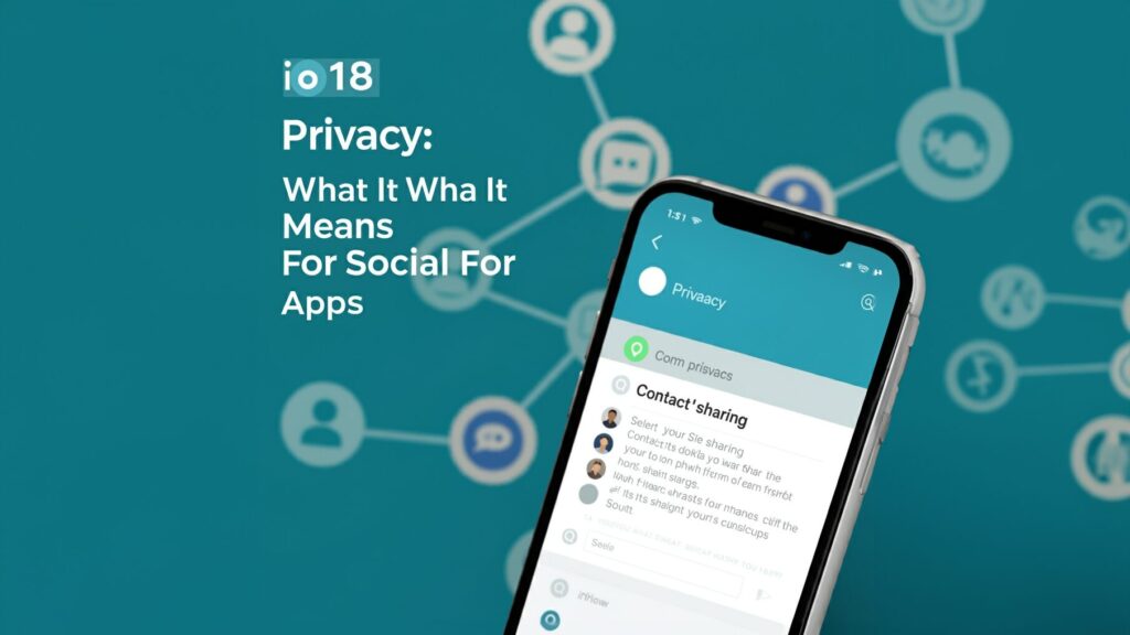 iOS 18の新機能がソーシャルアプリの未来を左右する？プライバシー保護と利便性のジレンマ