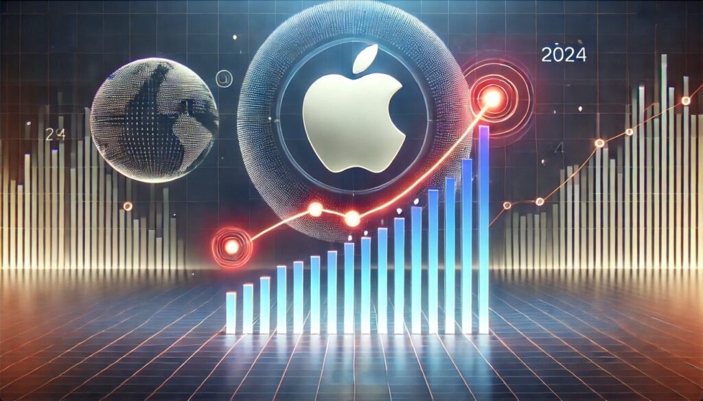 Apple、2024年第4四半期の収益が949.3億ドルで過去最高益を記録