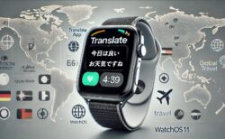 watchOS 11の翻訳アプリを使いこなそう！海外旅行や語学学習にも役立つ機能満載