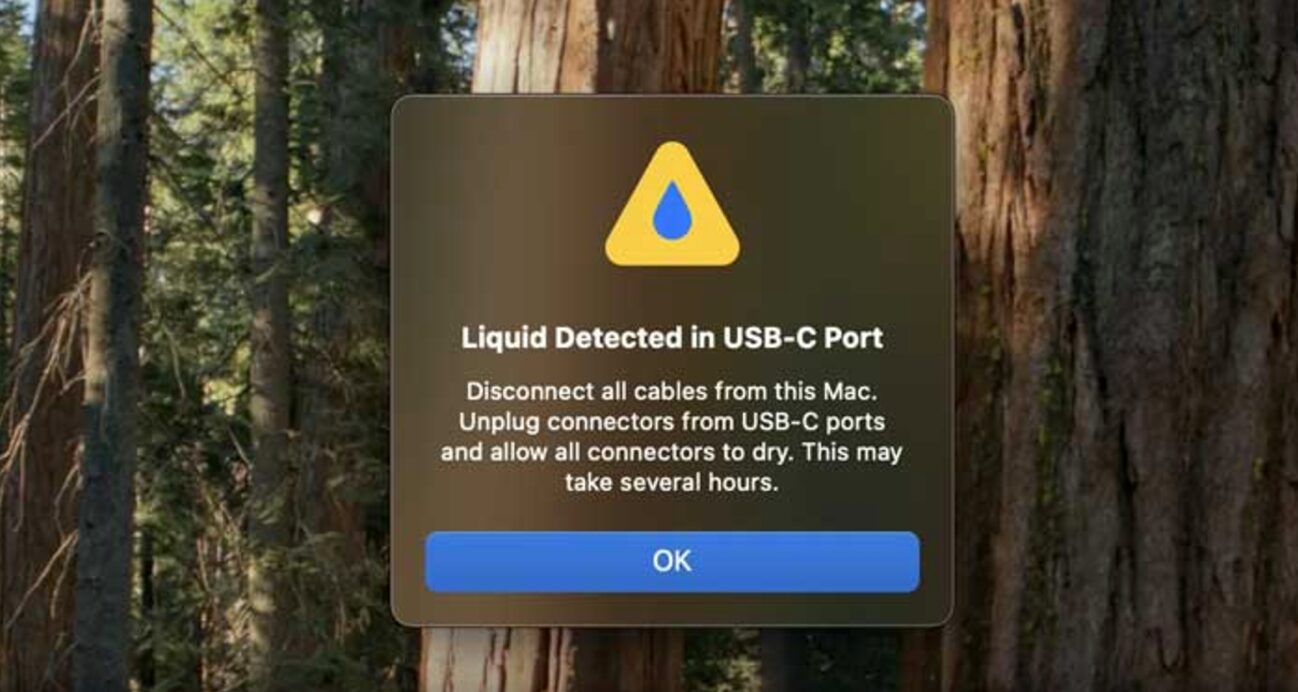 macOS 15 Sequoiaが導入したUSB-Cポートの液体検出機能と安全対策