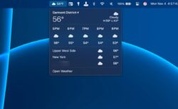 macOS Sequoia 15.2新機能：メニューバーに天気予報ウィジェットが登場！使い方と便利な機能