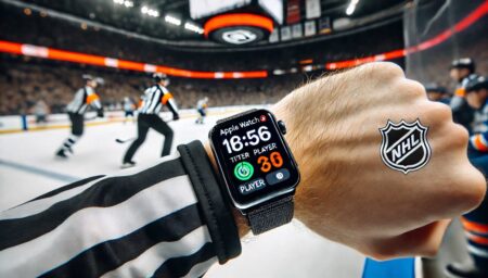 NHLがApple Watchを導入！審判のゲーム管理が劇的に進化