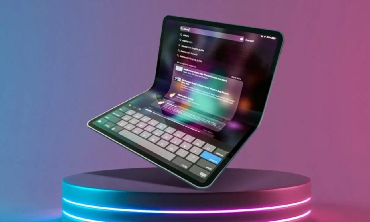 18.8インチ折りたたみiPadまたはMacBookプロトタイプにディスプレイ内蔵Face IDを搭載か