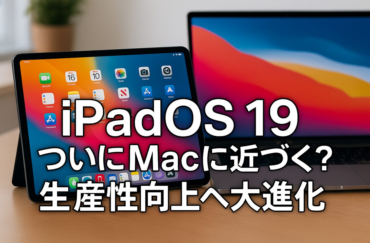 iPadOS 19がMacに近づく？生産性向上を目指す大型アップデートの噂