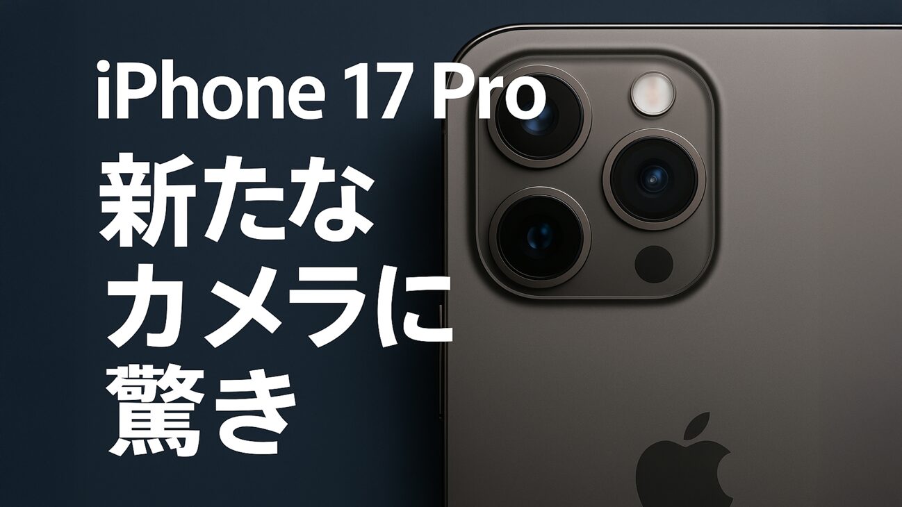 iPhone 17 Proに新たなカメラサプライズ？望遠レンズが大幅アップグレードの可能性